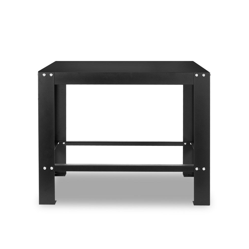 Supporto in ferro verniciato nero per forno TWIN4