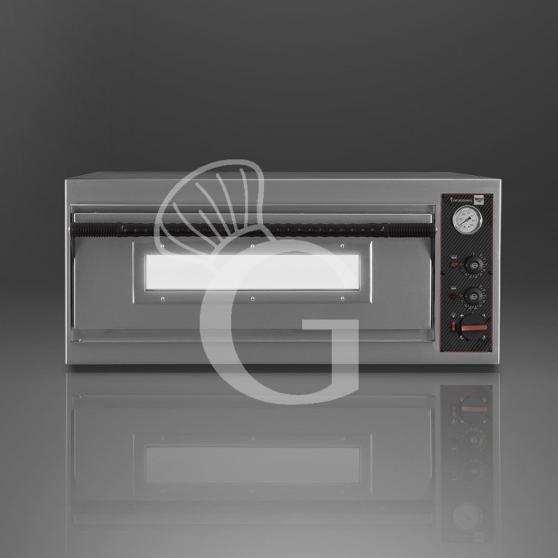 Forno Elettrico per 6 pizze diametro 350 mm 1 camera controllo meccanico 9 Kw