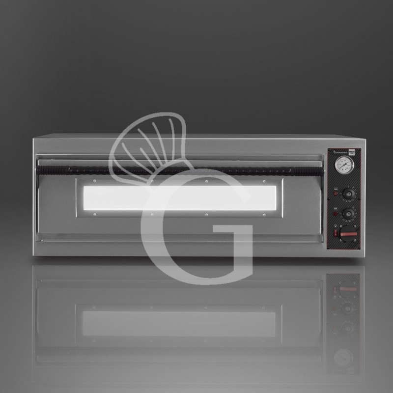 Forno Elettrico per 9 pizze diametro 350 mm 1 camera controllo meccanico 13,2 Kw