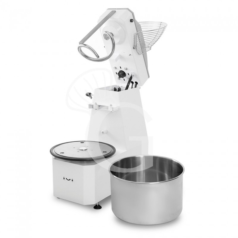 Impastatrice a spirale vasca estraibile comandi digitali - 60 LT - Trifase 230-400 V - 2 velocità