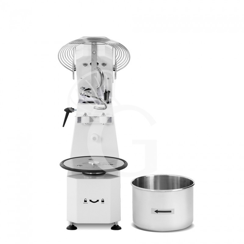 Impastatrice a spirale vasca estraibile comandi digitali - 16 LT - Monofase 230 V - 1 velocità