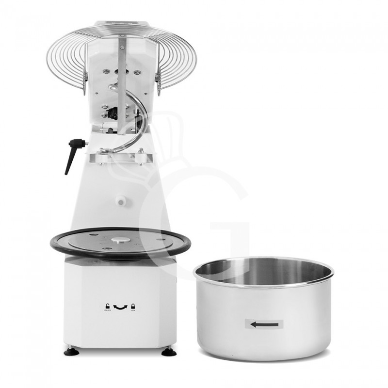 Impastatrice a spirale vasca estraibile comandi digitali - 60 LT - Trifase 230-400 V - 2 velocità