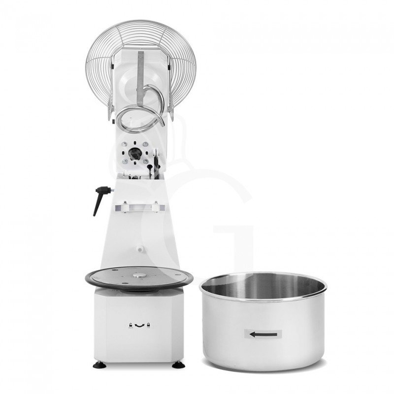 Impastatrice a spirale vasca estraibile comandi digitali - 42 LT - Trifase 230-400 V - 2 velocità