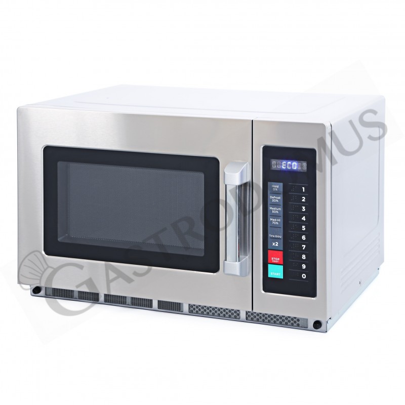 Forno a microonde ad uso intensivo, con pannello digitale, capacità 34 LT,2,8 KW, 2 magnetron e luce interna Forno a microonde ad uso intensivo, con pannello digitale, capacità 34 LT,2,8 KW, 2 magnetron e luce interna