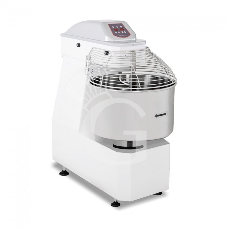 Impastatrice a spirale testa e vasca fisse comandi digitali - 62 LT - Trifase - 2 velocità