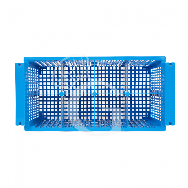 Cesto Portaposate a 8 scomparti blu- L 430 x P 205 x H 150 mm