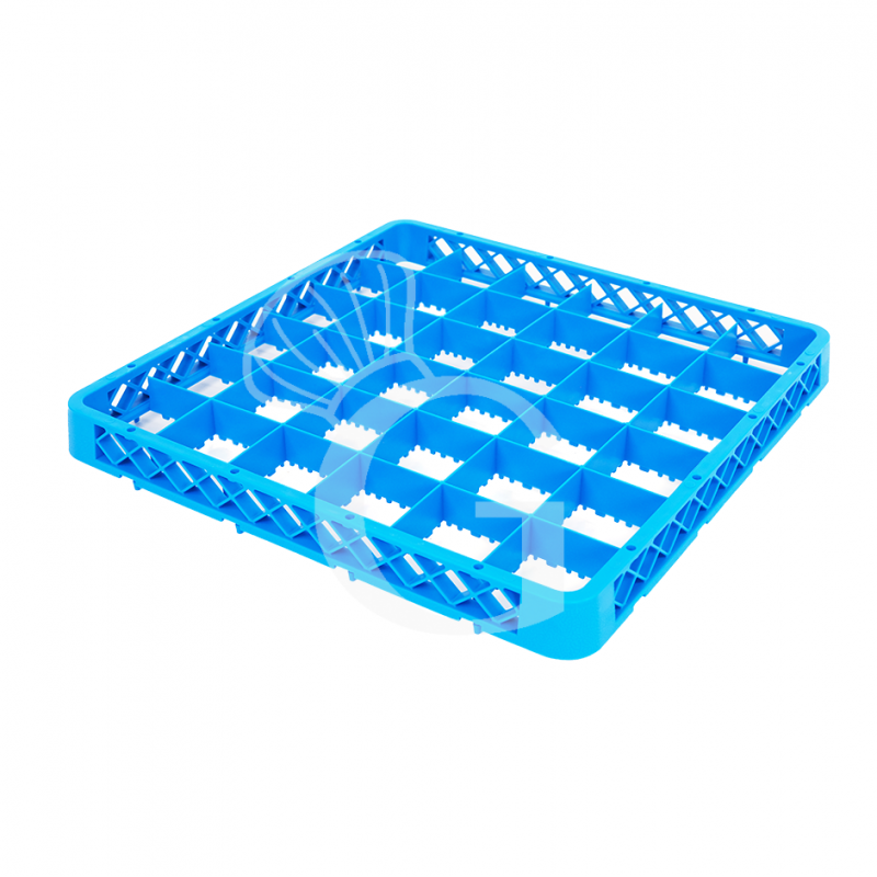 Rialzo 36 scomparti per cestello colore blu h 42 mm
