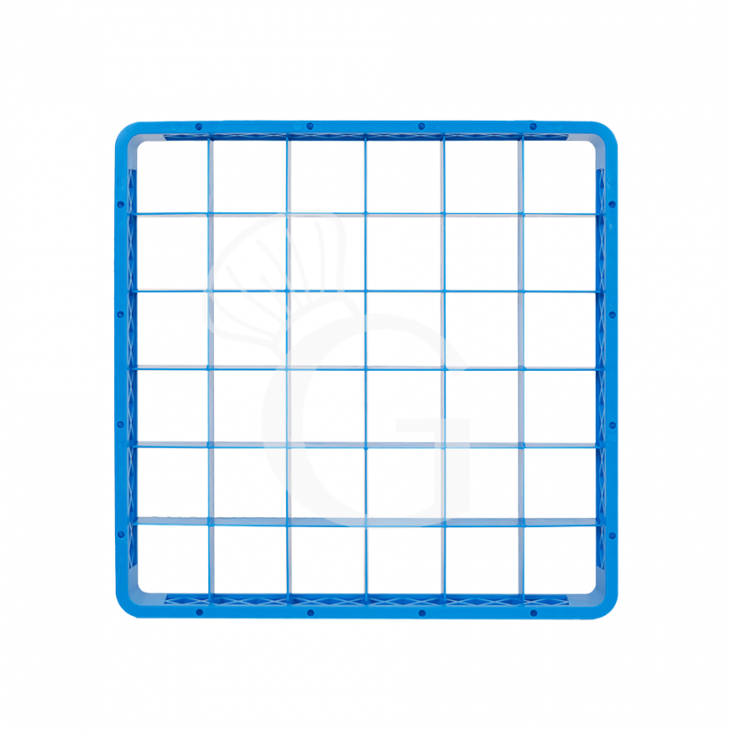 Rialzo 36 scomparti per cestello colore blu h 42 mm