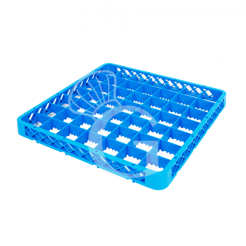 Rialzo 49 scomparti per cestello colore blu h 42 mm