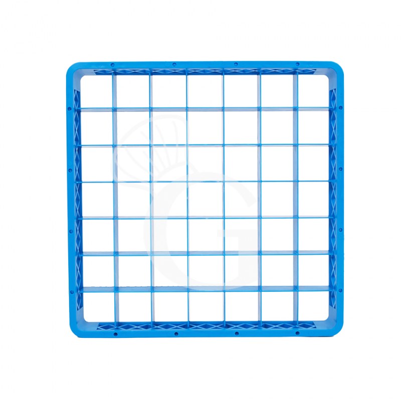 Rialzo 49 scomparti per cestello colore blu h 42 mm