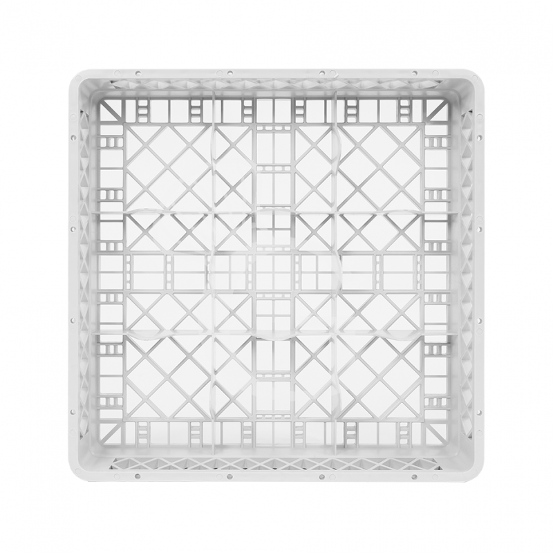 Cestello base 9 scomparti grigio h 103 mm, diametro bicchiere 151 mm
