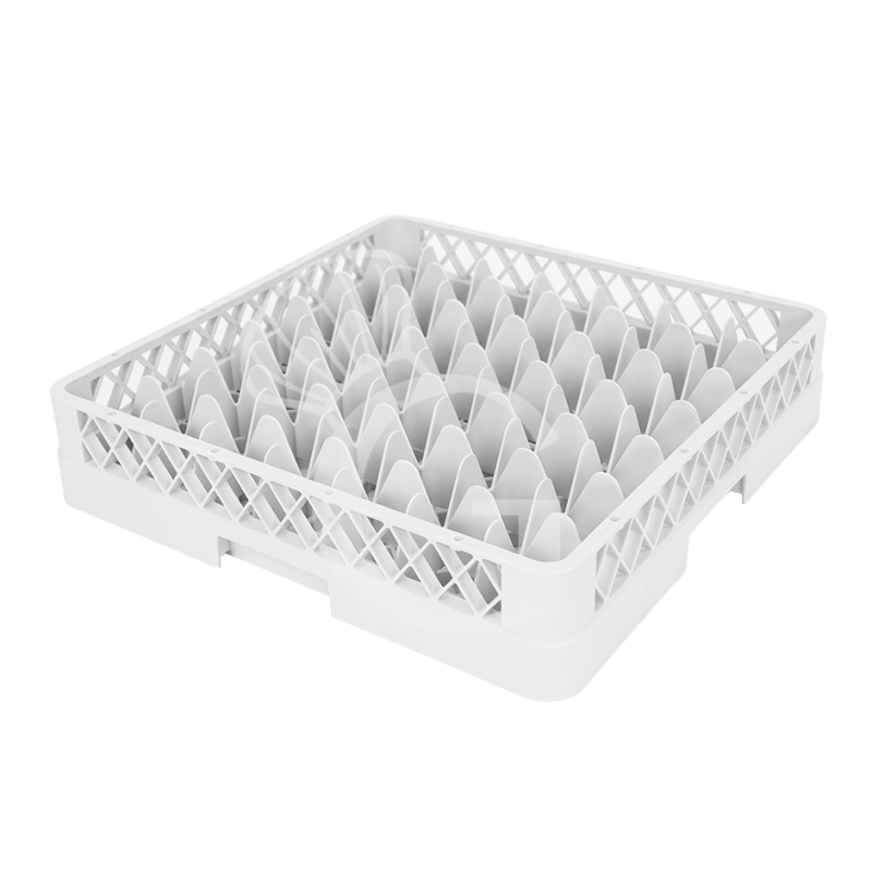 Cestello base 49 scomparti grigio h 103 mm, diametro bicchiere 62 mm