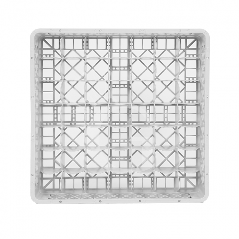 Cestello base 49 scomparti grigio h 103 mm, diametro bicchiere 62 mm