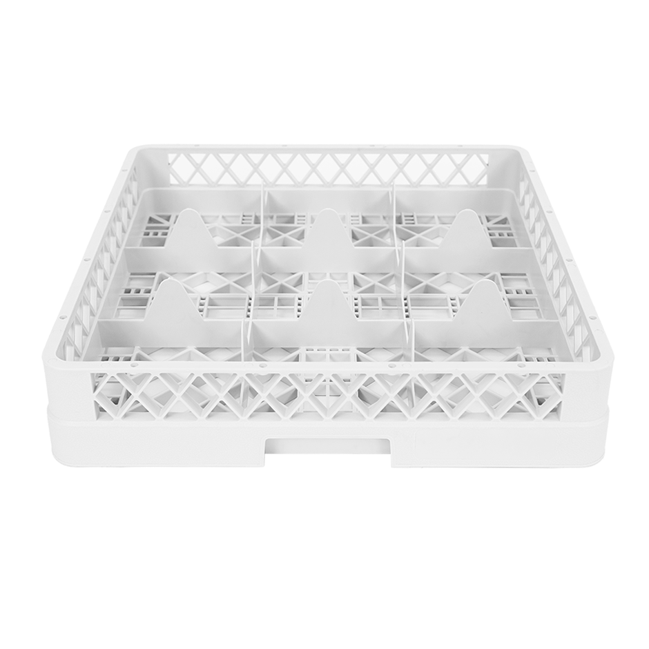 Cestello base 9 scomparti grigio h 103 mm, diametro bicchiere 151 mm