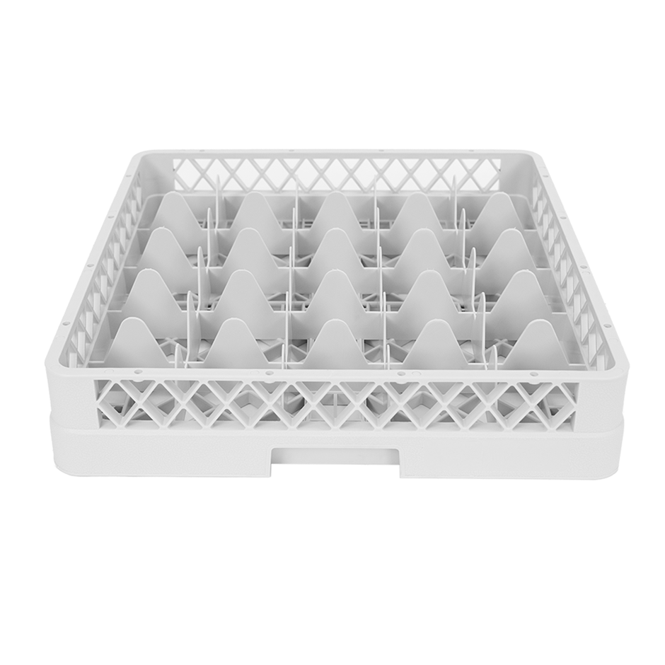 Cestello base 25 scomparti grigio h 103 mm, diametro bicchiere 88 mm