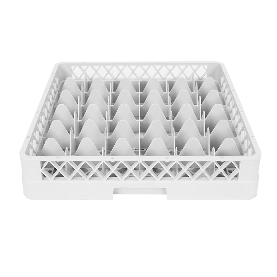 Cestello base 36 scomparti grigio h 103 mm, diametro bicchiere 73 mm