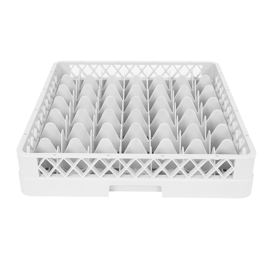 Cestello base 49 scomparti grigio h 103 mm, diametro bicchiere 62 mm