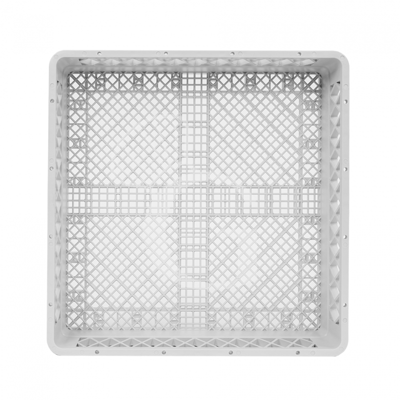Cestello per posate grigio L 500 x P 500 x H 103 mm