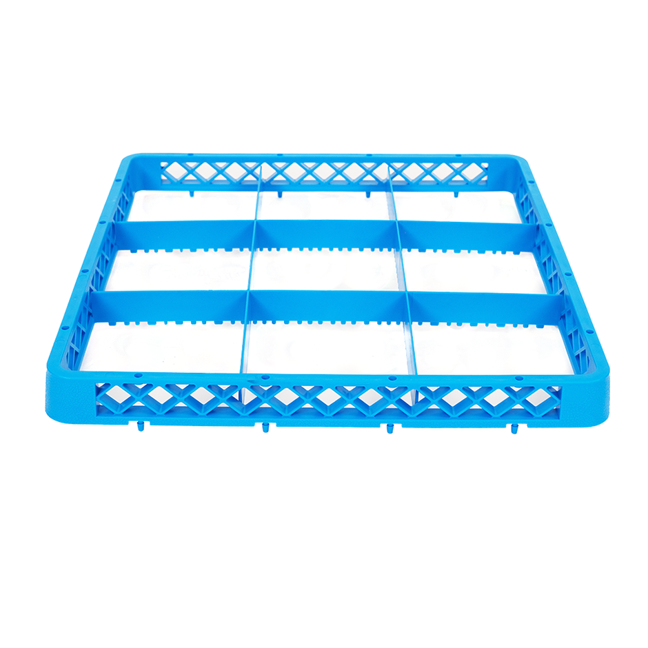 Rialzo 9 scomparti per cestello colore blu h 42 mm