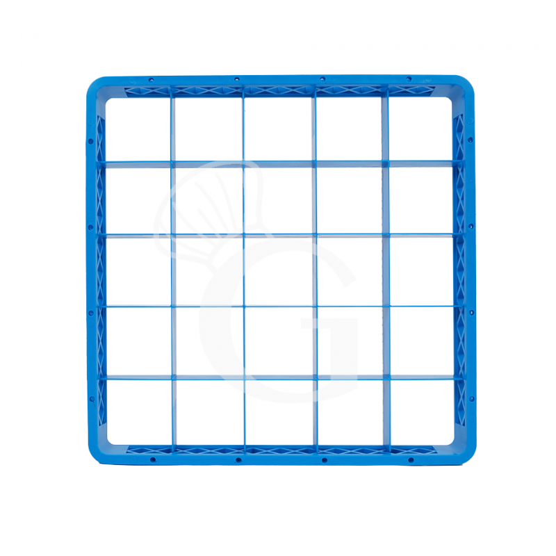 Rialzo 25 scomparti per cestello colore blu h 42 mm
