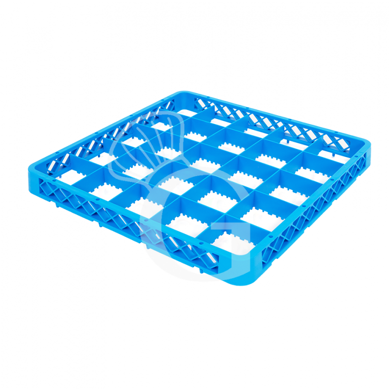 Rialzo 25 scomparti per cestello colore blu h 42 mm