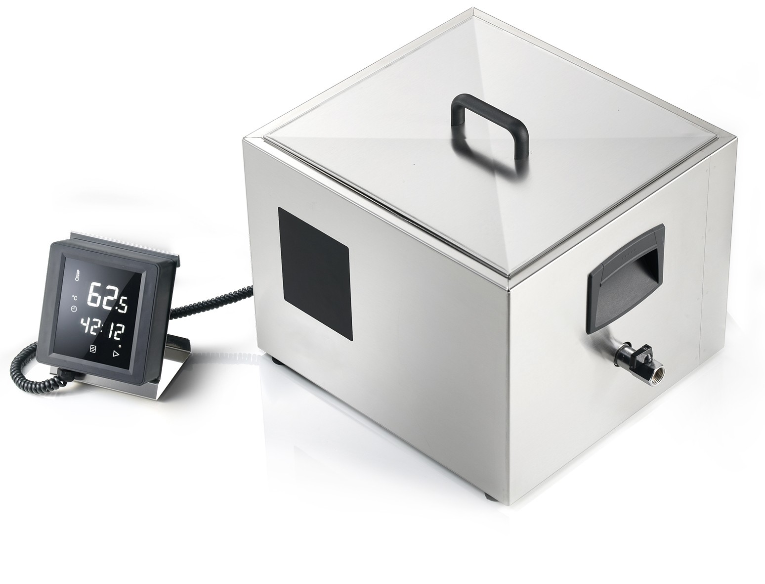 Macchina cottura bassa temperatura termostato integrato touch vasca GN1/1,10 programmi di cottura,L565xP360xH300mm,2000 W