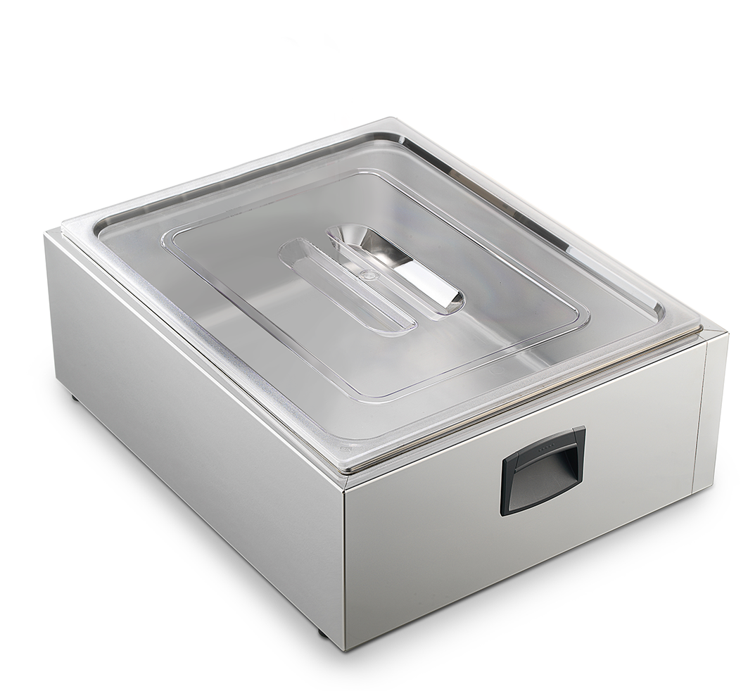 Vasca GN2/1 con coperchio per ROY9XP - L 650 mm x P 530 mm x H 230 mm - 43 Litri