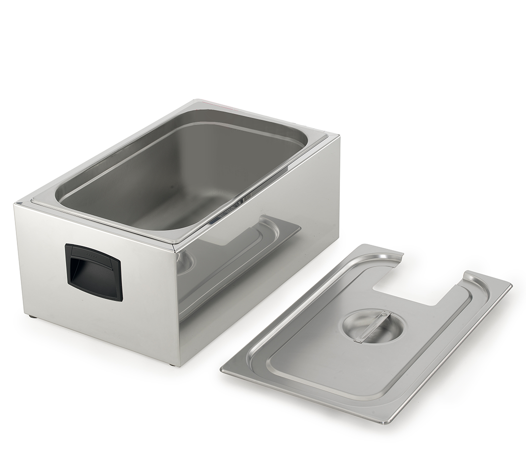 Vasca GN1/1 con coperchio per ROY9XP - L 565 mm x P 360 mm x H 230 mm - 22 Litri