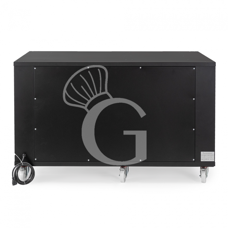 Cella di Lievitazione 18 teglie 600 x 400 mm color nero L 1500 x P 1210 x H 900 mm