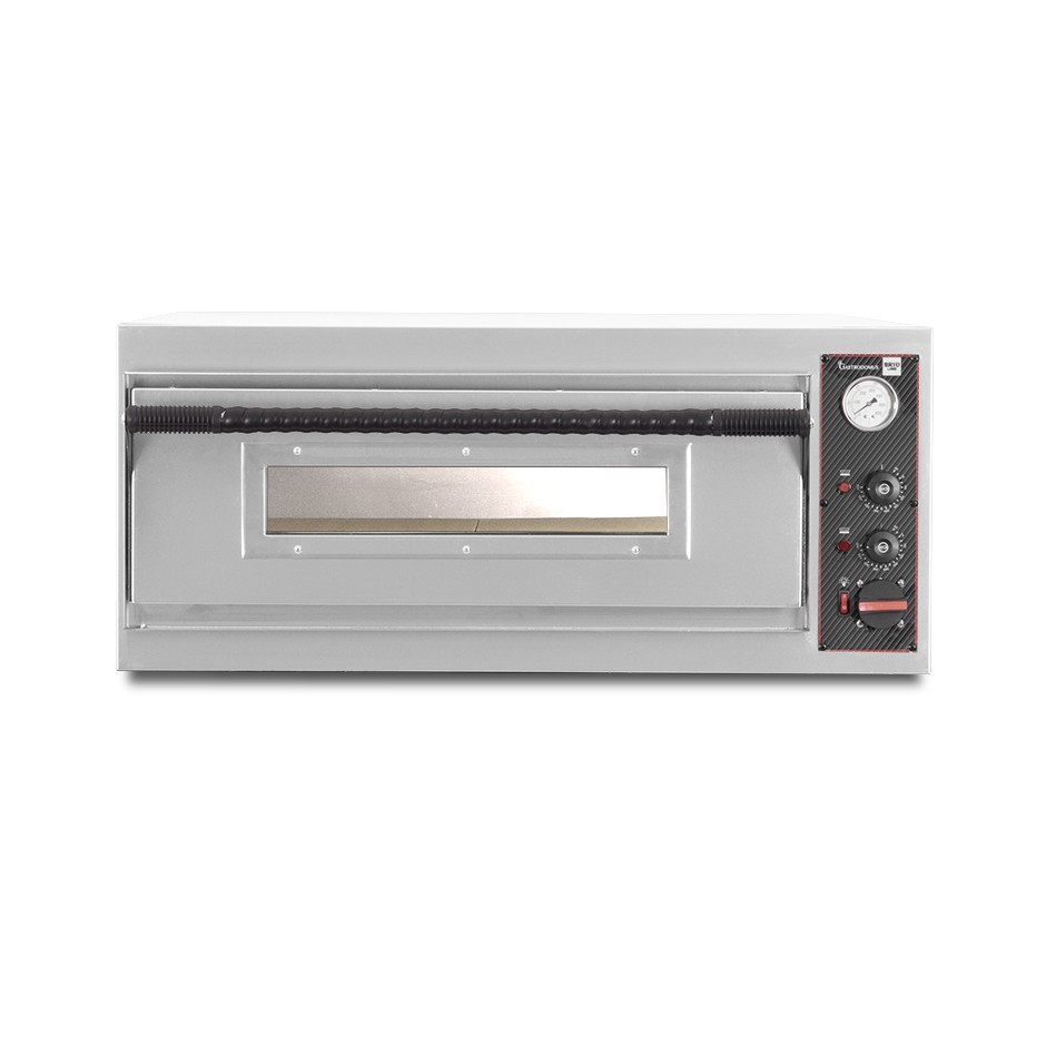Forno Elettrico 4 pizze diametro 350 mm 1 camera controllo meccanico 6 Kw