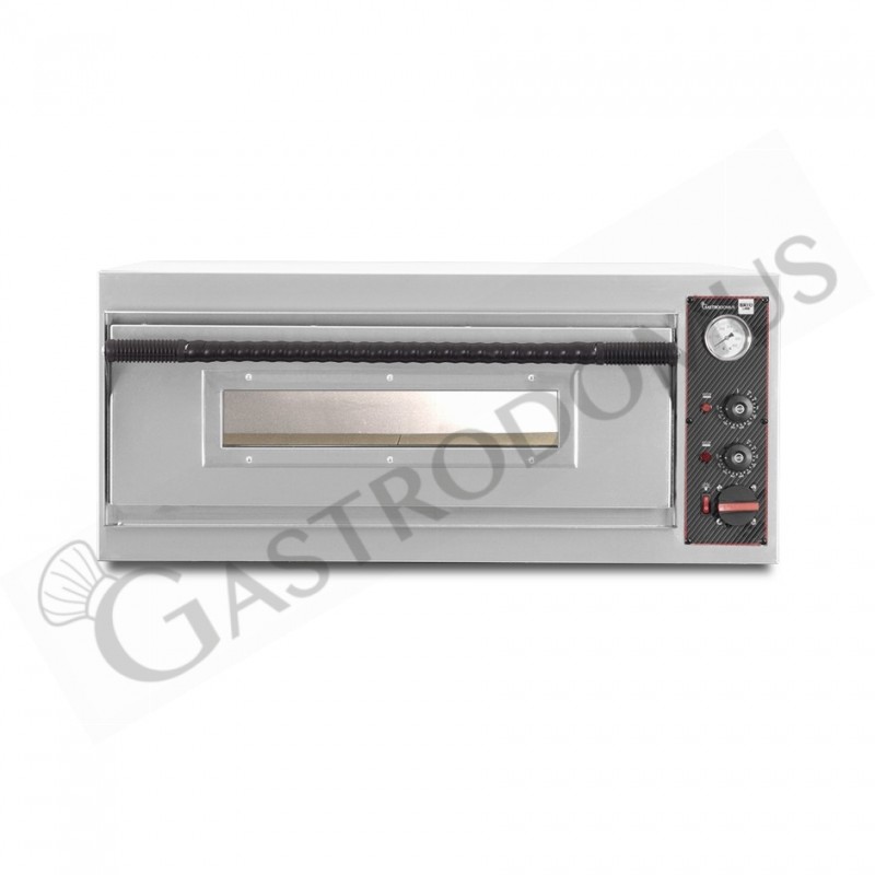 Forno Elettrico per 6 pizze diametro 350 mm 1 camera controllo meccanico 9 Kw Forno Elettrico per 6 pizze diametro 350 mm 1 camera controllo meccanico 9 Kw