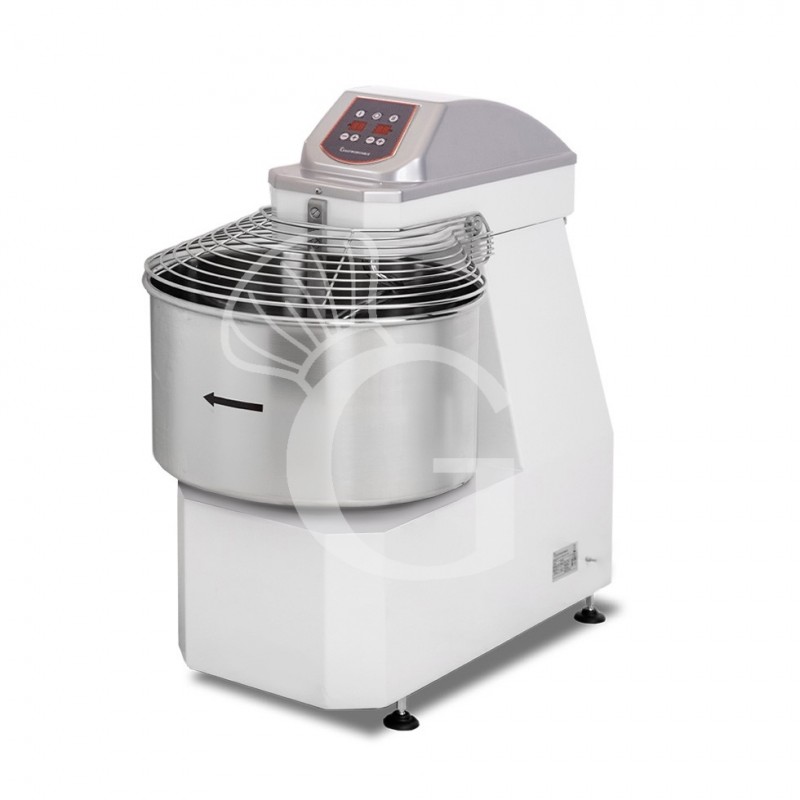 Impastatrice a spirale testa e vasca fisse comandi digitali - 42 LT - Trifase - 2 velocità
