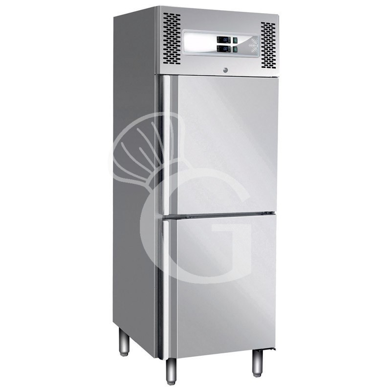 Armadio Refrigerato Ventilato doppia temperatura 2 porte -2°/+8°C e -18°/-22°C capacità 237+237 LT
