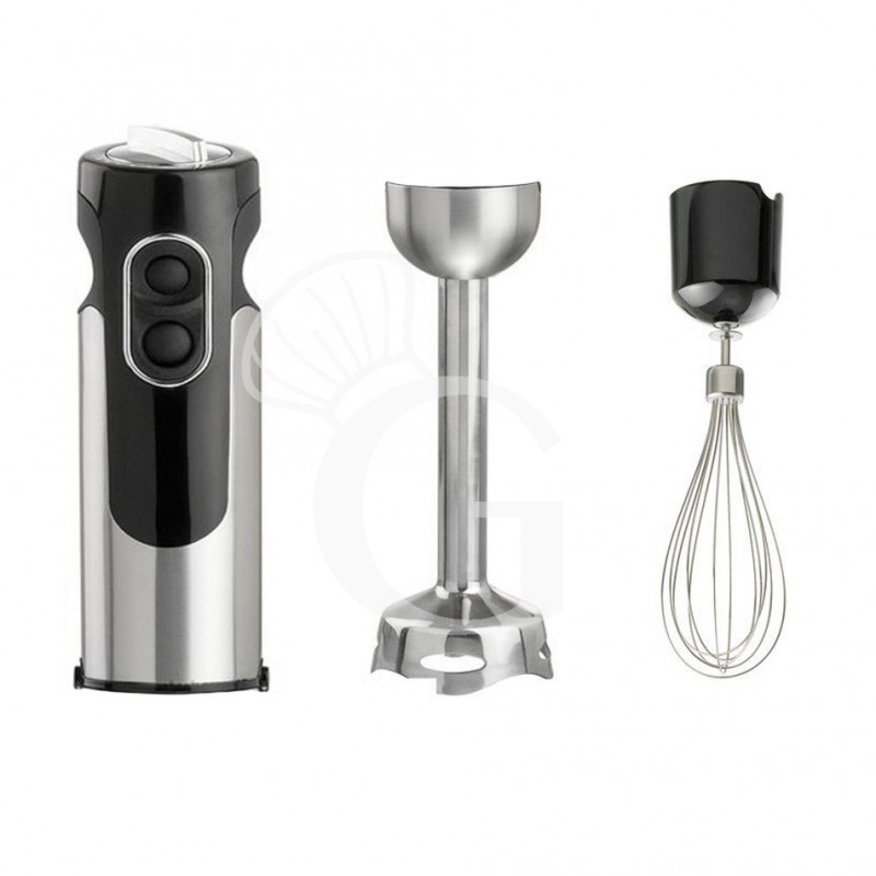 Mixer ad immersione semi-professionale completo di frusta e mescolatore, 5 velocità 700 W - 17000 RPM Mixer ad immersione semi-professionale completo di frusta e mescolatore, 5 velocità 700 W - 17000 RPM