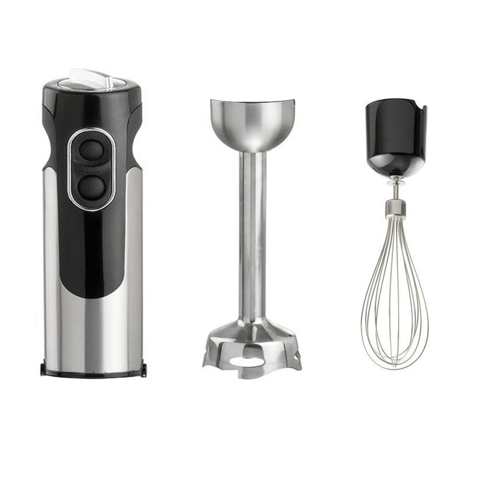 Mixer ad immersione semi-professionale completo di frusta e mescolatore, 5 velocità 700 W - 17000 RPM