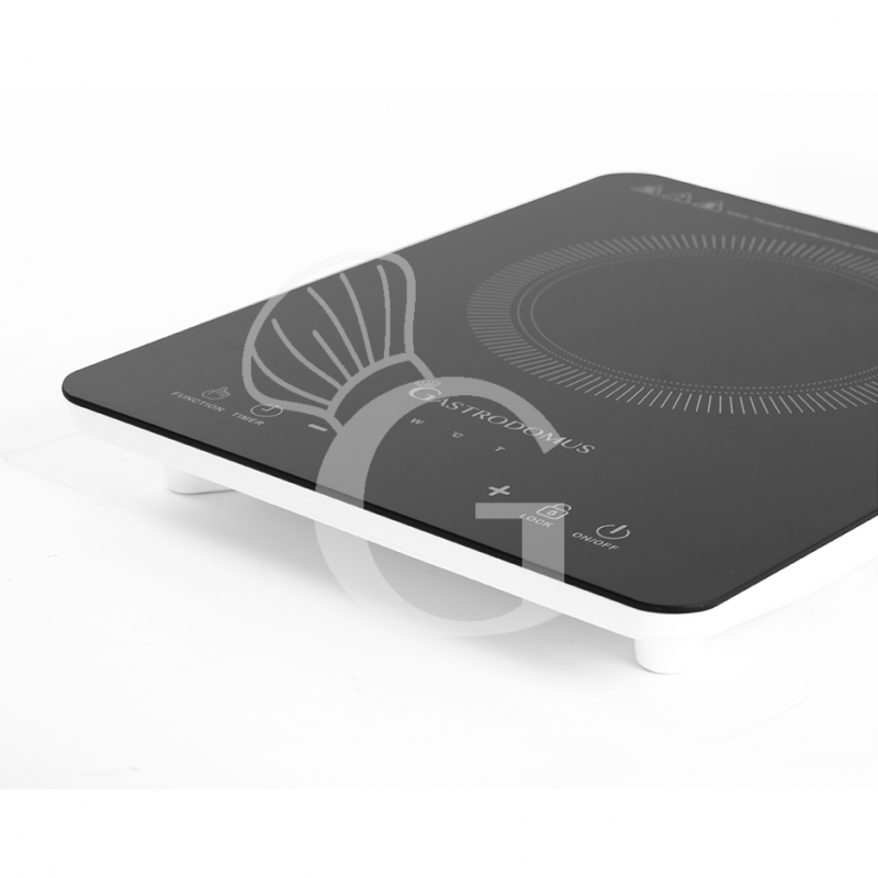 Piastra a induzione 1 zona di cottura L 310 mm x P 380 mm x H 45 mm 2000 W