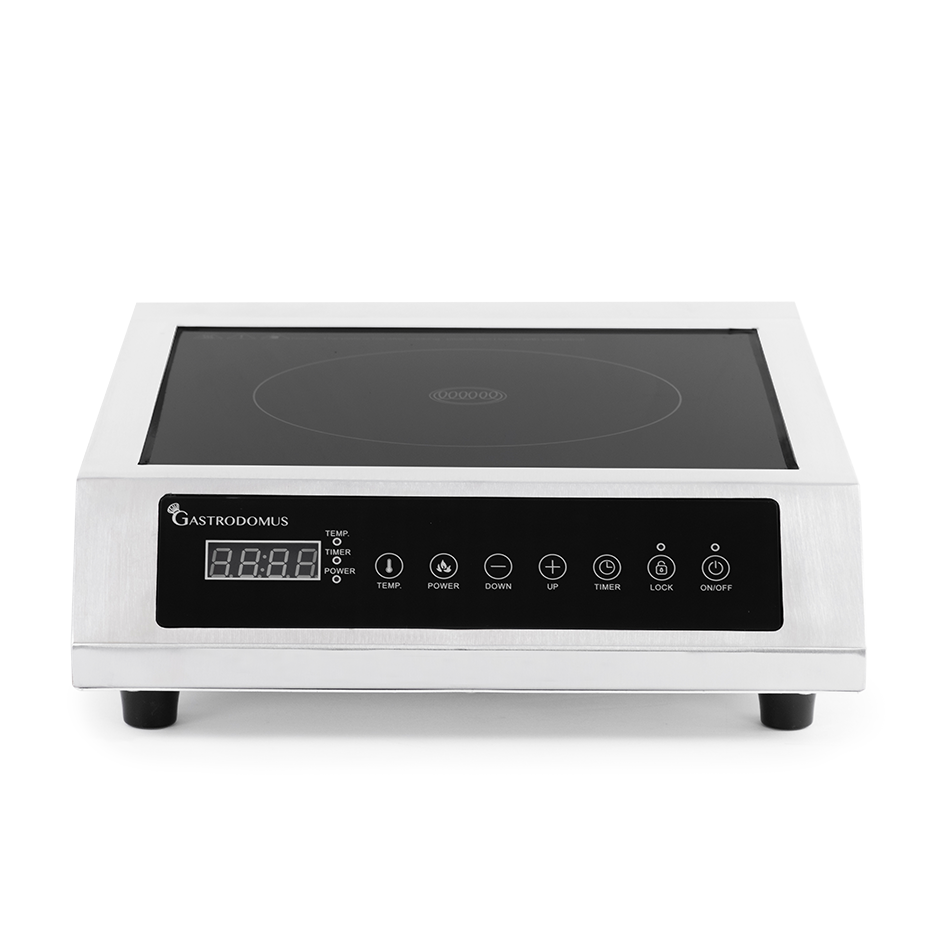 Piastra a induzione 1 zona di cottura L 440 mm x P 355 mm x H 110 mm 3500 W