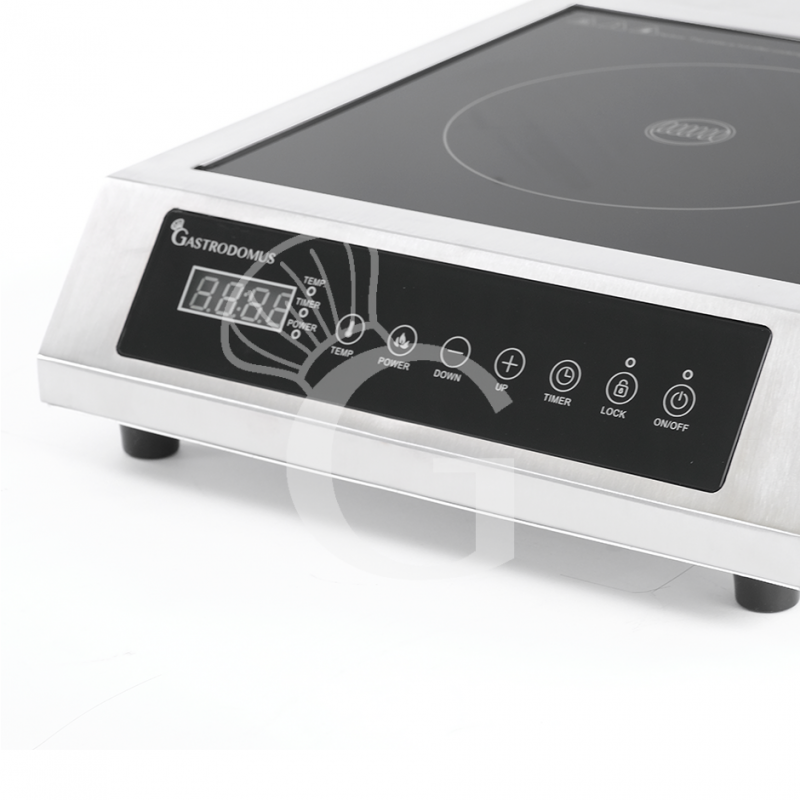 Piastra a induzione 1 zona di cottura L 440 mm x P 355 mm x H 110 mm 3500 W