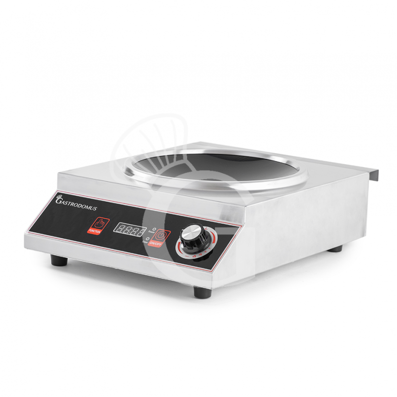 Wok a induzione 1 zona di cottura L 450 mm x P 345 mm x H 147 mm 3500 W