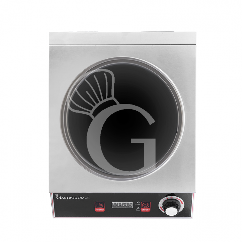 Wok a induzione 1 zona di cottura L 450 mm x P 345 mm x H 147 mm 3500 W