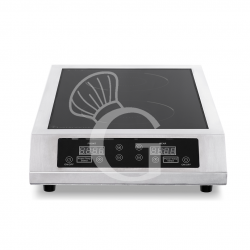 Piastra a induzione 2 zone di cottura L 328 mm x P 569 mm x H 113 mm 3500 + 3500 W