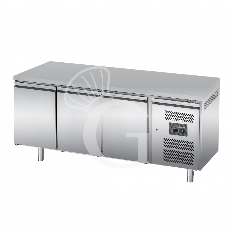Tavolo frigo per gastronomia 3 porte Prof. 700 mm -18°C/-22°C classe energetica E