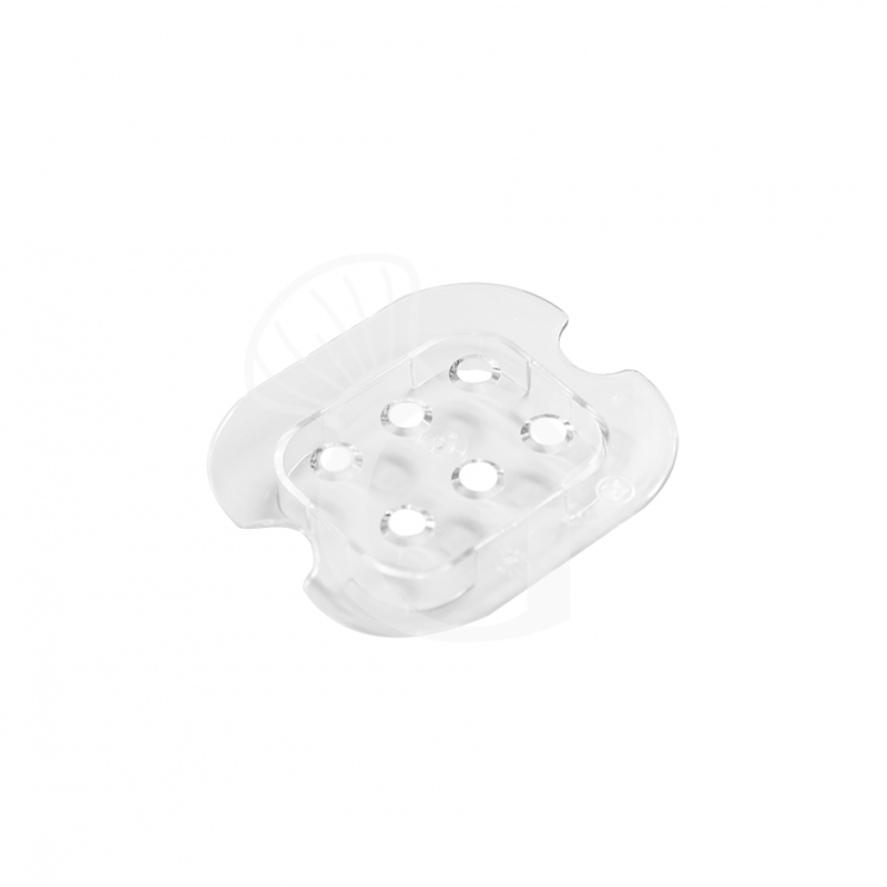 Falso fondo forato in policarbonato GN1/6 dimensioni L 117 mm x P 102 mm