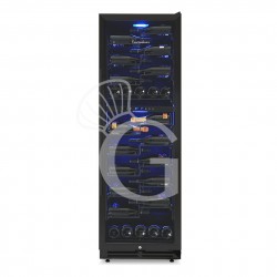 Cantina Vino Ventilata doppia temperatura 420 LT 9 ripiani 107 bottiglie +5°C/+22°C