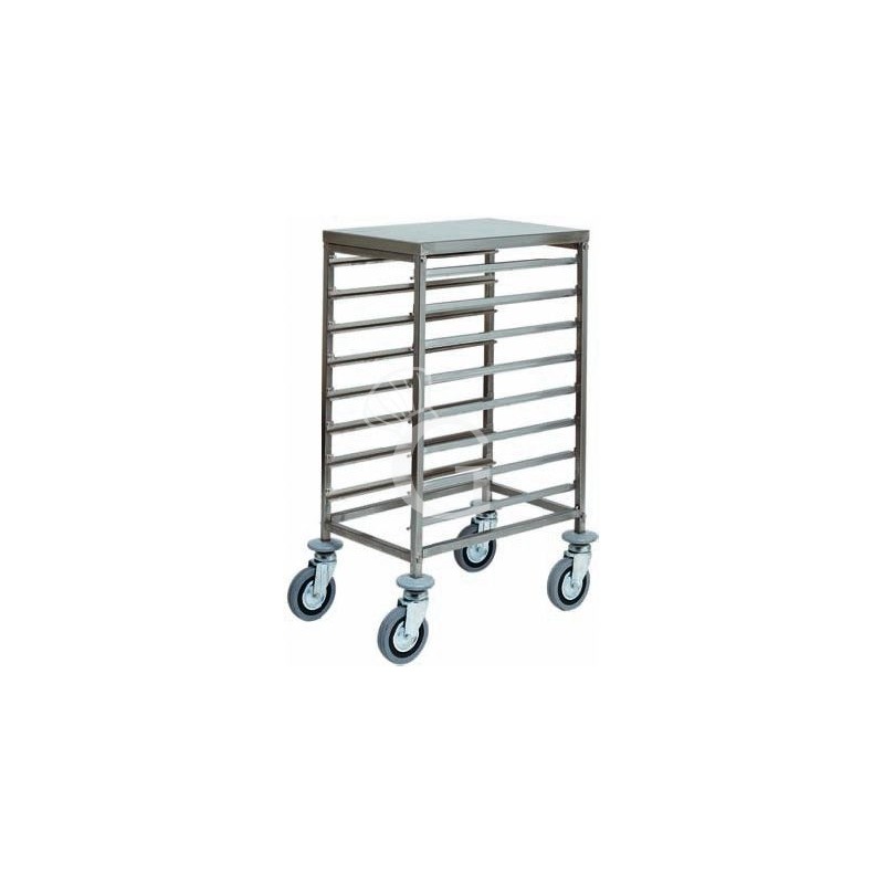 Carrello portateglie per 8 teglie GN1/1 - L 450 mm x P 660 x H 940 mm
