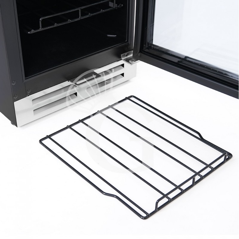 Cantina Vino Ventilata porta inox 100 LT 7 ripiani estraibili 31 bottiglie +5°C/+22°C