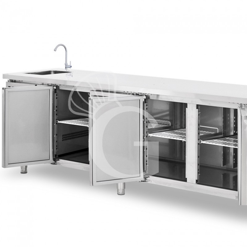 tavolo refrigerato 2 porte gn 11 prof700 tn