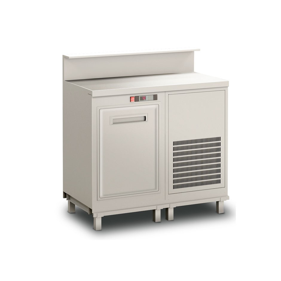 Banco bar refrigerato con motore incorporato, temperatura +4°C/+8°C, L 1044 mm x P 550 mm x H 1130 mm