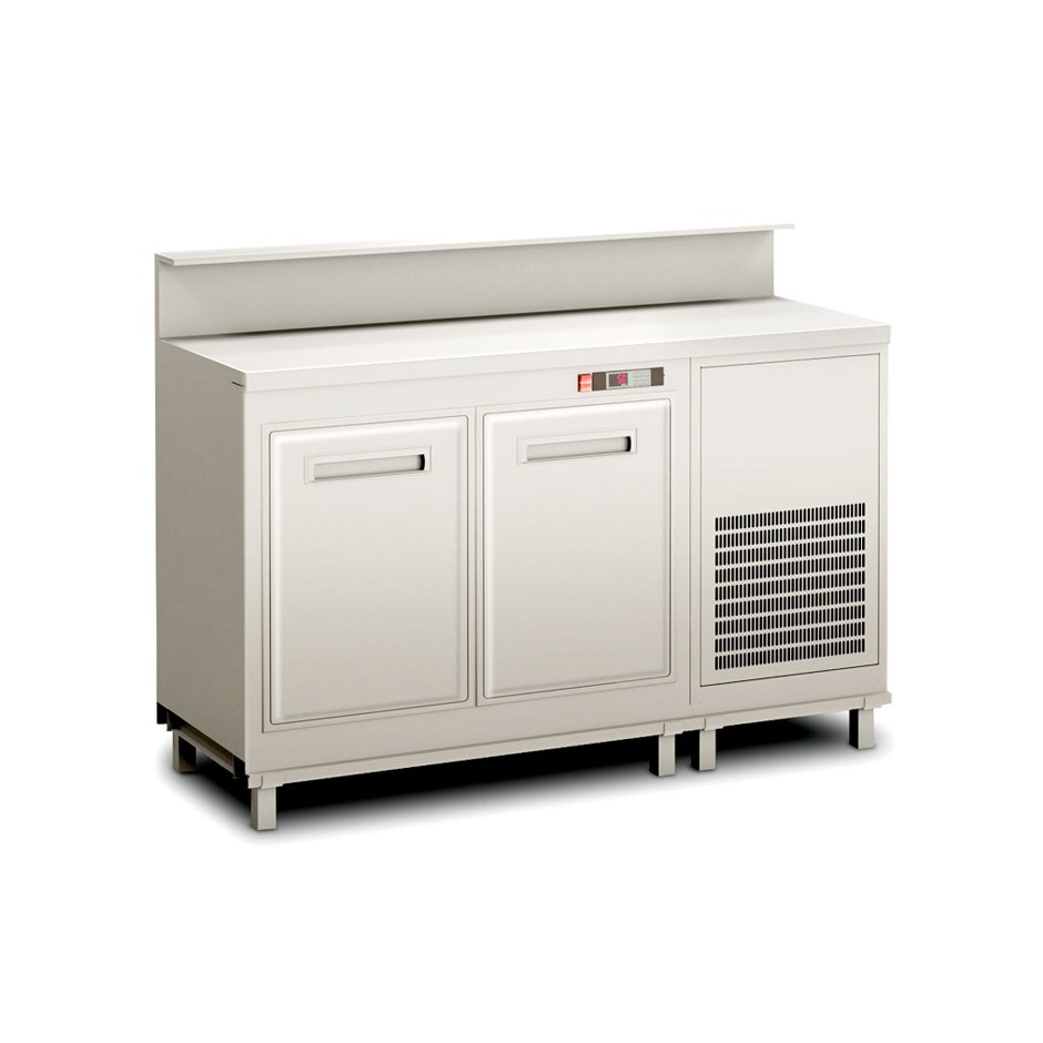 Banco bar refrigerato con motore incorporato, temperatura +4°C/+8°C, L 1500 mm x P 670 mm x H 920 mm
