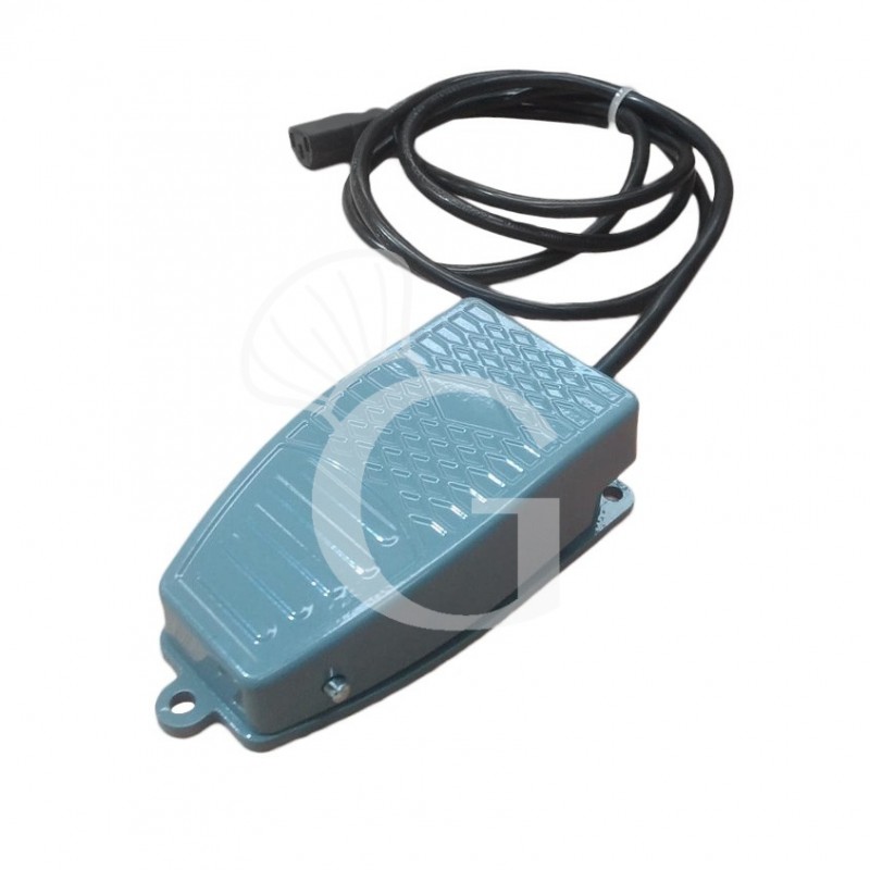 Stendipizza in acciaio inox meccanico con monorullo in POM L 345 mm e pedale elettrico